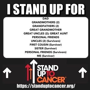 ⬆️ TOGETHER WE STAND UP TO CANCER ⬆️